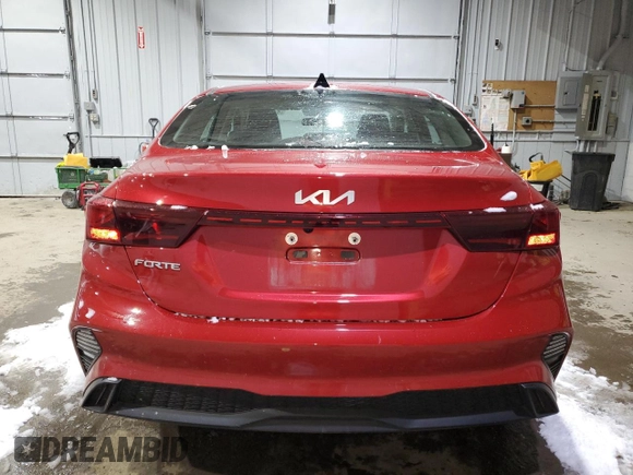 2022 Kia Forte LXS with VIN 3KPF24AD9NE495407, listed as a Copart auction lot 87884885 with 16,109 mi miles and Salvage Title. Bid and sale history available at carsss.com. Image 6.