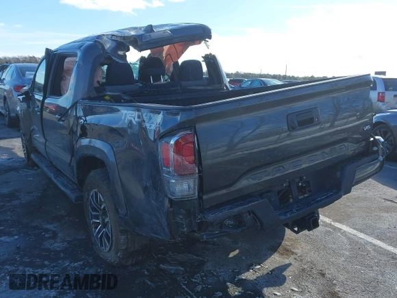 2023 Toyota Tacoma SR with VIN 3TMCZ5AN9PM574534, listed as a IAAI auction lot 41167910 with 27,375 mi miles and . Bid and sale history available at DreamBid. Image 3.