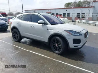 2020 Jaguar E-Pace SE with VIN SADFP2FXXL1015324, listed as a IAAI auction lot 41721209 with 38,575 mi miles and . Bid and sale history available at DreamBid. Image 1.