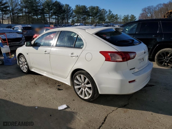2010 Mitsubishi Lancer GTS with VIN JA32X8HWXAU002102, listed as a Copart auction lot 49619165 with 150,822 mi miles and Salvage Title. Bid and sale history available at carsss.com. Image 2.