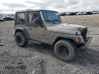 2003 Jeep Wrangler X с VIN 1J4FA39S03P349713, выставлен на аукционе Copart как лот 55768995 с пробегом 187 266 миль миль и Списание • Salvage title. История ставок и продаж доступна на DreamBid. Изображение 4.