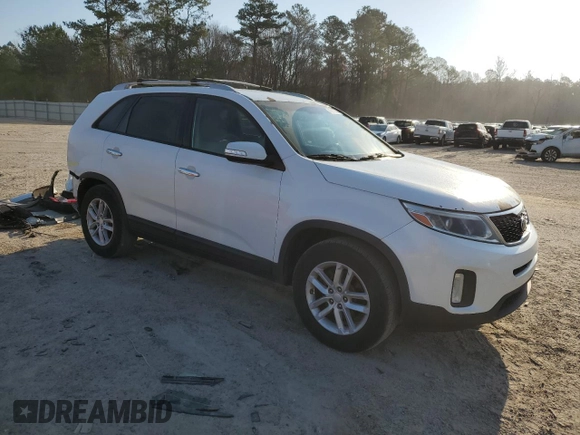 2014 Kia Sorento LX with VIN 5XYKT4A7XEG536121, listed as a Copart auction lot 49160335 with 103,118 mi miles and Salvage Title. Bid and sale history available at carsss.com. Image 4.