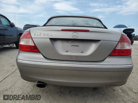 2009 Mercedes-Benz CLK 350 with VIN WDBTK56F79T102356, listed as a Copart auction lot 55977045 with 74,571 mi miles and Salvage Title. Bid and sale history available at DreamBid. Image 6.