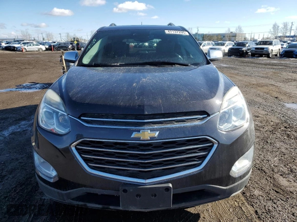 2016 Chevrolet Equinox LTZ with VIN 2GNFLGE36G6314919, listed as a Copart auction lot 47137295 with 121,965 mi miles and Salvage Title. Bid and sale history available at carsss.com. Image 5.