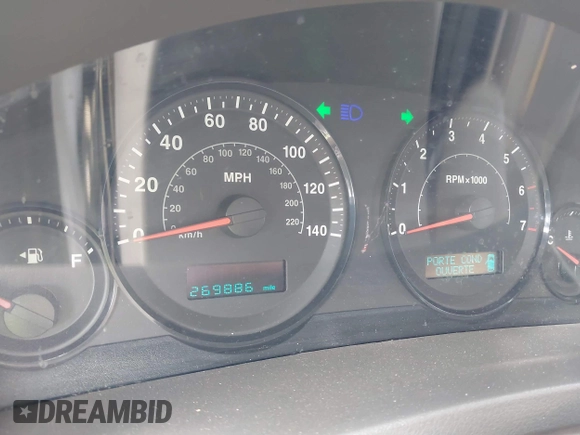 2005 Jeep Grand Cherokee Laredo with VIN 1J4HS48N65C619268, listed as a IAAI auction lot 42204903 with 269,886 mi miles and . Bid and sale history available at DreamBid. Image 7.