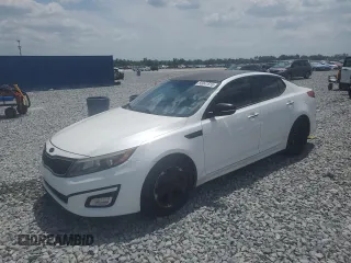 2015 Kia Optima LX with VIN KNAGM4A78F5645011, listed as a Copart auction lot 55041515 with 112,133 mi miles and Salvage Title. Bid and sale history available at DreamBid. Image 1.