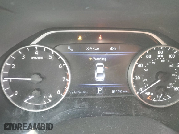 2018 Nissan Maxima S with VIN 1N4AA6AP0JC364795, listed as a Copart auction lot 49696645 with 92,408 mi miles and Salvage Title. Bid and sale history available at DreamBid. Image 9.