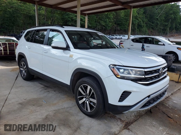 2023 Volkswagen Atlas SE with VIN 1V2DP2CA9PC529158, listed as a Copart auction lot 57512845 with 73,023 mi miles and Salvage title. Bid and sale history available at DreamBid. Image 4.