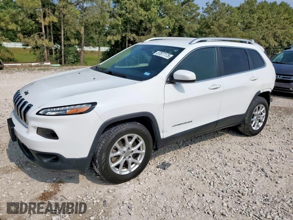 2017 Jeep Cherokee Latitude z VIN 1C4PJLCB9HW577712, wystawiony jako Copart lot #57877175 z przebiegiem 64 653 mil mil oraz Szkoda całkowita • Salvage title. Historia ofert i sprzedaży dostępna na DreamBid. Obrazek 1.
