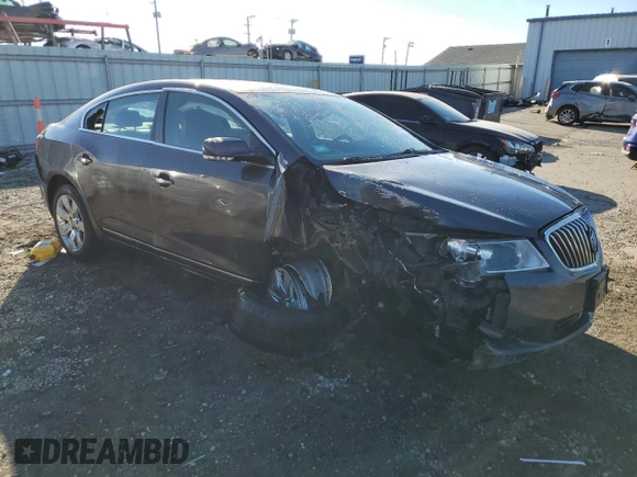 2013 Buick LaCrosse Leather with VIN 1G4GC5E33DF183334, listed as a Copart auction lot 43071415 with 218,394 mi miles and Salvage Title. Bid and sale history available at carsss.com. Image 4.