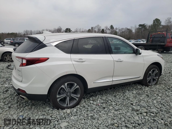 2024 Acura RDX w/Advance Package with VIN 5J8TC2H77RL005503, listed as a Copart auction lot 47077725 with 8,014 mi miles and Salvage Title. Bid and sale history available at carsss.com. Image 3.