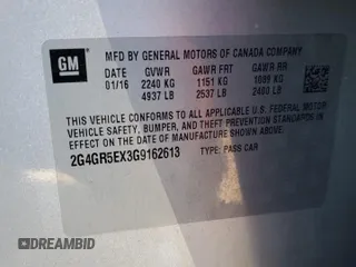 2016 Buick Regal Premium I z VIN 2G4GR5EX3G9162613, wystawiony jako Copart lot #84551874 z przebiegiem 106 427 mil mil oraz Szkoda całkowita • Salvage title. Historia ofert i sprzedaży dostępna na DreamBid. Obrazek 14.