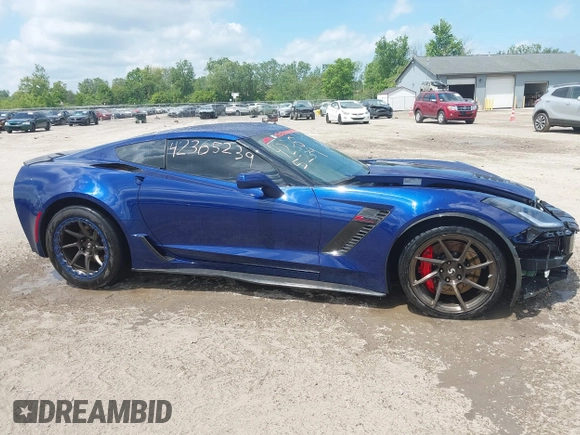 2018 Chevrolet Corvette Z06 3LZ with VIN 1G1YT2D60J5600521, listed as a IAAI auction lot 42365239 with 33,258 mi miles and . Bid and sale history available at DreamBid. Image 14.