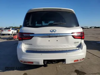 2019 Infiniti QX80 LUXE with VIN JN8AZ2NF9K9684004, listed as a Copart auction lot 51022145 with 35,454 mi miles and Salvage Title. Bid and sale history available at carsss.com. Image 6.