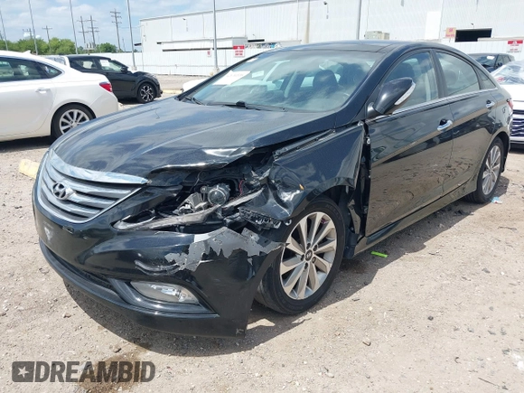 2014 Hyundai Sonata SE with VIN 5NPEC4AC2EH892551, listed as a IAAI auction lot 42016536 with 134,043 mi miles and . Bid and sale history available at DreamBid. Image 2.
