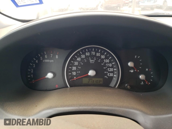 2008 Kia Sedona LX with VIN KNDMB233586213242, listed as a Copart auction lot 51436545 with 213,103 mi miles and Salvage Title. Bid and sale history available at carsss.com. Image 9.