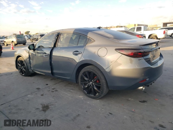 2021 Mazda 6 Grand Touring Reserve with VIN JM1GL1WY7M1602094, listed as a Copart auction lot 77470994 with 15,214 mi miles and Salvage Title. Bid and sale history available at DreamBid. Image 2.