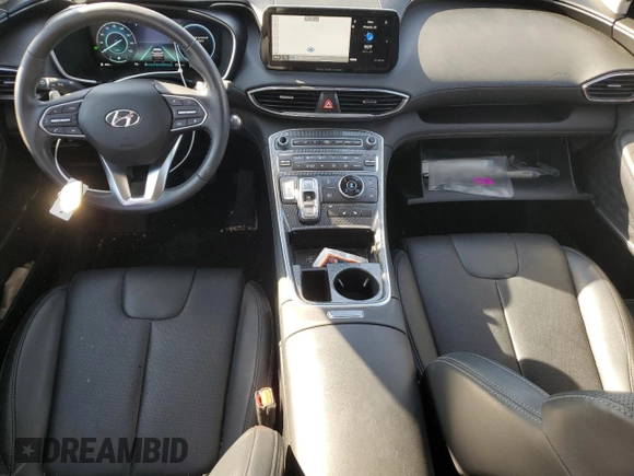 2023 Hyundai Santa Fe Hybrid SEL Premium with VIN 5NMS3DA12PH010599, listed as a Copart auction lot 73428934 with 27,445 mi miles and Salvage Title. Bid and sale history available at carsss.com. Image 8.