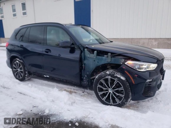 2019 BMW X5 xDrive40i with VIN 5UXCR6C51KLL26595, listed as a Copart auction lot 70907012 with 54,276 mi miles. Bid and sale history available at carsss.com. Image 4.