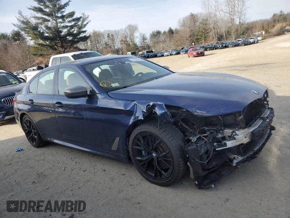 2020 BMW 5 Series M550i xDrive с VIN WBAJS7C02LCE21157, выставлен на аукционе Copart как лот 87420314 с пробегом 65 919 миль миль и Списание • Salvage title. История ставок и продаж доступна на DreamBid. Изображение 4.