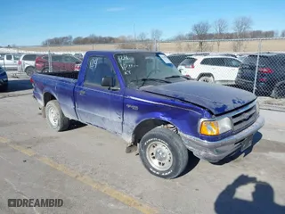 1996 Ford Ranger XL with VIN 1FTCR10A9TUA63838, listed as a IAAI auction lot 41369797 with 91,279 mi miles. Bid and sale history available at carsss.com. Image 1.