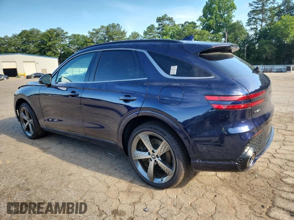 2025 Genesis GV70 Sport with VIN 5NMMCDTC1SH021996, listed as a Copart auction lot 61080575 with 6,027 mi miles and Salvage title. Bid and sale history available at DreamBid. Image 2.