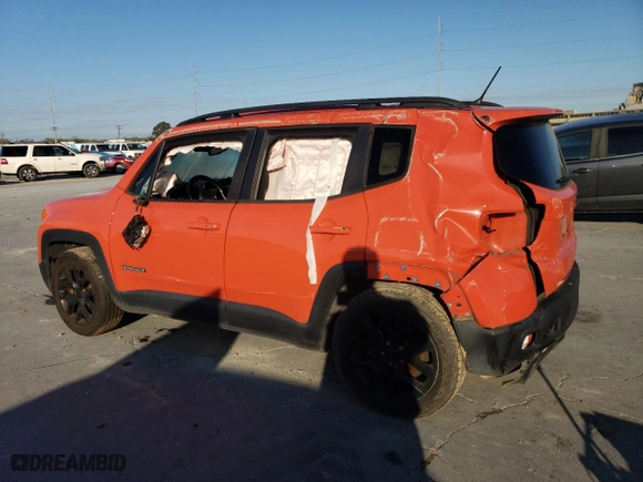 2017 Jeep Renegade Altitude with VIN ZACCJABB9HPG44939, listed as a Copart auction lot 48578125 with 90,965 mi miles and Salvage Title. Bid and sale history available at carsss.com. Image 2.