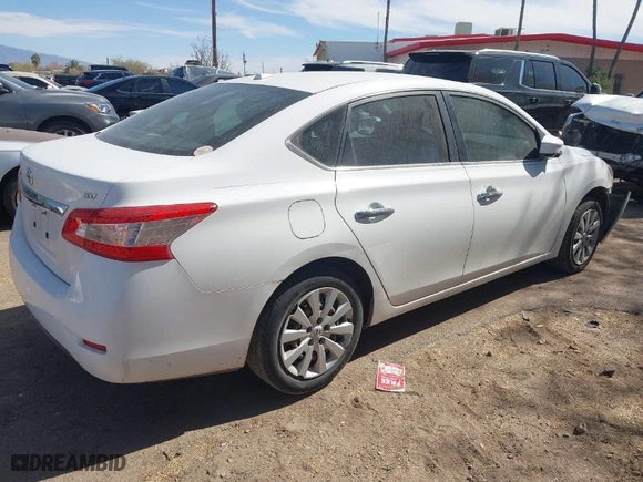 2015 Nissan Sentra SR with VIN 3N1AB7AP5FL654946, listed as a IAAI auction lot 41642680 with NaN miles. Bid and sale history available at carsss.com. Image 4.