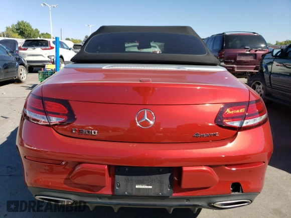 2020 Mercedes-Benz C 300 with VIN W1KWK8EBXLF988831, listed as a Copart auction lot 73418094 with 12,283 mi miles and Salvage Title. Bid and sale history available at DreamBid. Image 6.