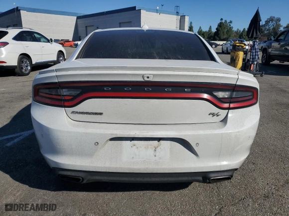 2018 Dodge Charger R/T with VIN 2C3CDXCT7JH205977, listed as a Copart auction lot 83673854 with 0 mi miles and Salvage Title. Bid and sale history available at carsss.com. Image 6.
