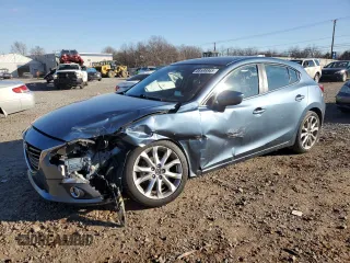 2015 Mazda 3 S Touring with VIN JM1BM1L3XF1259977, listed as a Copart auction lot 88598865 with 88,911 mi miles and Salvage title. Bid and sale history available at DreamBid. Image 1.