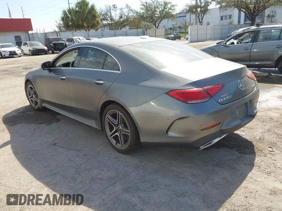 2019 Mercedes-Benz CLS with VIN WDD2J5KB9KA032725, listed as a IAAI auction lot 41547080 with 1 mi miles. Bid and sale history available at carsss.com. Image 3.
