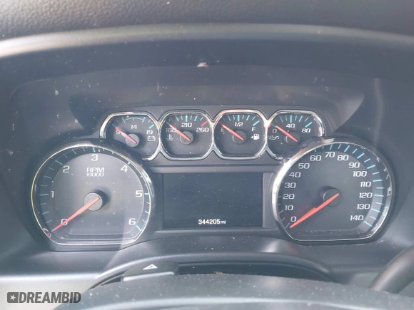 2017 Chevrolet Silverado 1500 LTZ with VIN 3GCUKSEJ4HG381481, listed as a IAAI auction lot 41833869 with 344,205 mi miles. Bid and sale history available at carsss.com. Image 7.