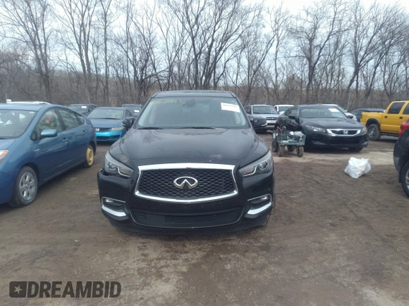 2019 Infiniti QX60 LUXE with VIN 5N1DL0MN0KC549550, listed as a IAAI auction lot 41622372 with 67,263 mi miles. Bid and sale history available at carsss.com. Image 12.