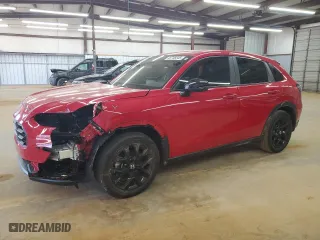 2023 Honda HR-V Sport with VIN 3CZRZ1H58PM731036, listed as a Copart auction lot 48746845 with 24,125 mi miles and Salvage Title. Bid and sale history available at carsss.com. Image 1.