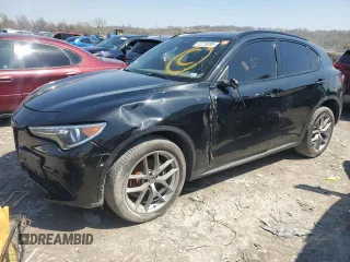 2018 Alfa Romeo Stelvio Ti Sport z VIN ZASFAKNNXJ7B84760, wystawiony jako Copart lot #52219395 z przebiegiem 110 145 mil mil oraz Tytuł czysty. Historia ofert i sprzedaży dostępna na DreamBid. Obrazek 1.