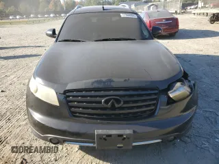 2006 Infiniti FX Options with VIN JNRBS08W36X401053, listed as a Copart auction lot 77360084 with 239,048 mi miles and Salvage title. Bid and sale history available at DreamBid. Image 5.