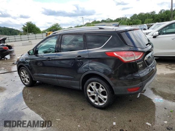 2015 Ford Escape Titanium with VIN 1FMCU0JX5FUA24210, listed as a Copart auction lot 57270855 with 115,613 mi miles and Salvage title. Bid and sale history available at DreamBid. Image 2.
