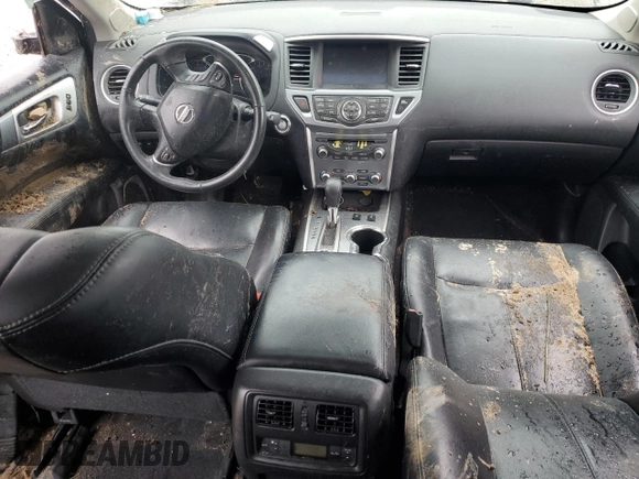 2017 Nissan Pathfinder SL with VIN 5N1DR2MM9HC611487, listed as a Copart auction lot 57460075 with Not provided miles and Clean title. Bid and sale history available at DreamBid. Image 8.