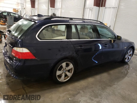 2006 BMW 5 Series 530xi with VIN WBANN73516CN03435, listed as a Copart auction lot 88636495 with 163,780 mi miles and Salvage Title. Bid and sale history available at carsss.com. Image 3.
