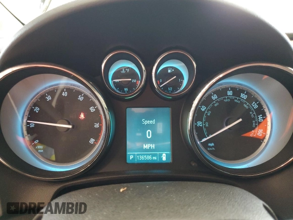 2015 Buick Verano with VIN 1G4PP5SK0F4202923, listed as a Copart auction lot 62384535 with 136,586 mi miles and Salvage title. Bid and sale history available at DreamBid. Image 9.