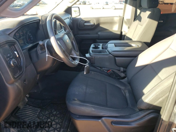 2020 Chevrolet Silverado 1500 Custom with VIN 3GCPWBEK9LG229263, listed as a Copart auction lot 80705084 with 79,688 mi miles and Clean Title. Bid and sale history available at carsss.com. Image 7.