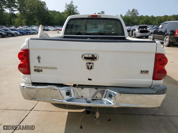 2005 Dodge Dakota Laramie with VIN 1D7HE58N35S224298, listed as a Copart auction lot 70650524 with 179,946 mi miles and Salvage Title. Bid and sale history available at carsss.com. Image 6.
