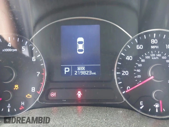 2014 Kia Forte EX with VIN KNAFZ4A89E5076447, listed as a IAAI auction lot 41913489 with 219,823 mi miles. Bid and sale history available at carsss.com. Image 7.