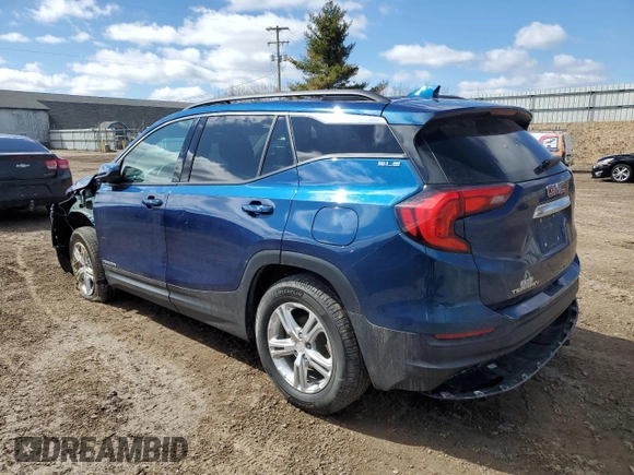2019 GMC Terrain SLE with VIN 3GKALMEV1KL345510, listed as a Copart auction lot 50295995 with 71,689 mi miles and Clean Title. Bid and sale history available at carsss.com. Image 2.