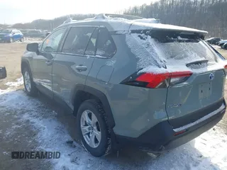 2021 Toyota RAV4 Hybrid XLE with VIN 4T3RWRFV2MU024587, listed as a IAAI auction lot 41496119 with 52,809 mi miles. Bid and sale history available at carsss.com. Image 3.