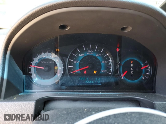 2012 Ford Fusion SE with VIN 3FAHP0HA9CR253792, listed as a Copart auction lot 63083975 with 37,653 mi miles and Salvage title. Bid and sale history available at DreamBid. Image 8.