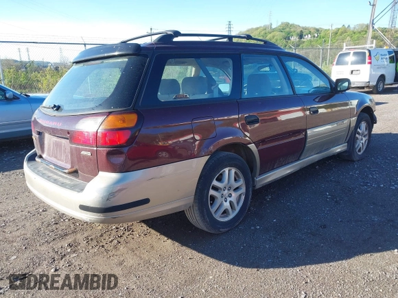 2000 Subaru Legacy Outback with VIN 4S3BH6655Y7604458, listed as a IAAI auction lot 42156830 with 192,024 mi miles and . Bid and sale history available at DreamBid. Image 4.