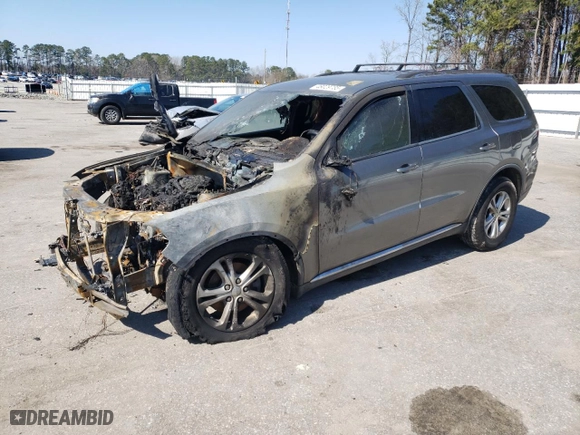 2011 Dodge Durango Crew with VIN 1D4RD4GG4BC697425, listed as a Copart auction lot 46029735 with 0 mi miles and Salvage Title. Bid and sale history available at carsss.com. Image 1.