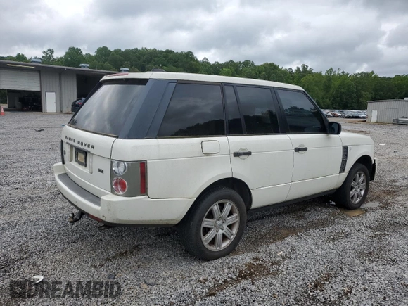 2007 Land Rover Range Rover HSE z VIN SALME15417A252566, wystawiony jako Copart lot #59054625 z przebiegiem 282 881 mil mil oraz Szkoda całkowita • Salvage title. Historia ofert i sprzedaży dostępna na DreamBid. Obrazek 3.